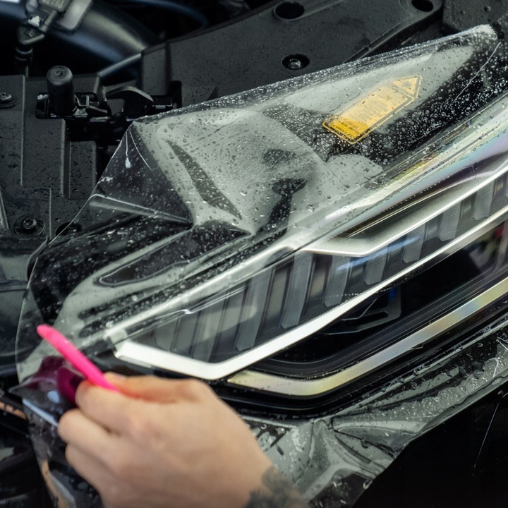 Folia Ochronna PPF Ultrashield Gloss Bezbarwna Do Lamp Zderzaków 50x100cm