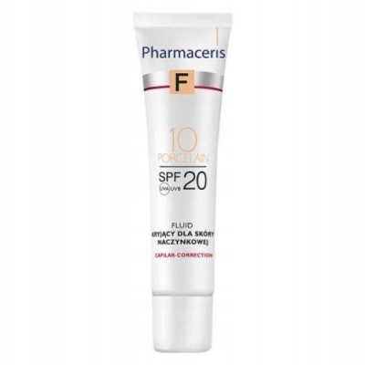 Pharmaceris F Fluid kryjący dla skóry naczynkowej PORCELAIN 10 SPF20 30 ml
