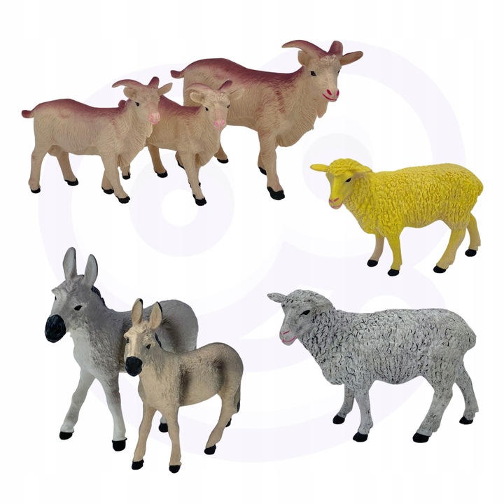 FARMA FIGURKI ZWIERZĘTA WIEŚ DUŻY ZESTAW W PUDEŁKU 57 ELEMENTÓW XXL WOOPIE