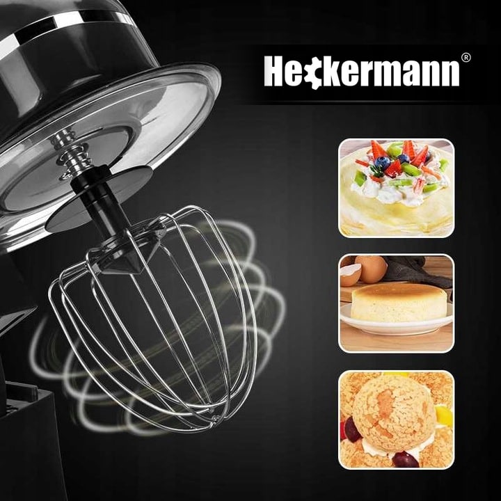 ROBOT KUCHENNY PLANETARNY WIELOFUNKCYJNY MIKSER HECKERMANN 2200W MISA 6,2l