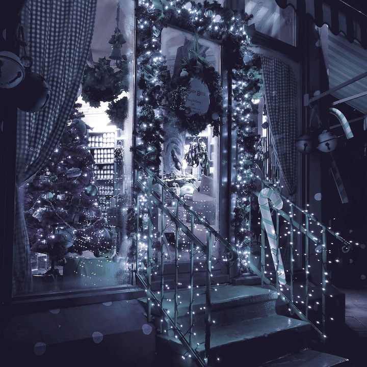 LAMPKI CHOINKOWE 1000LED ZEWNĘTRZNE KURTYNA ŚWIETLNA IP44 BIAŁE ZIMNE FLASH