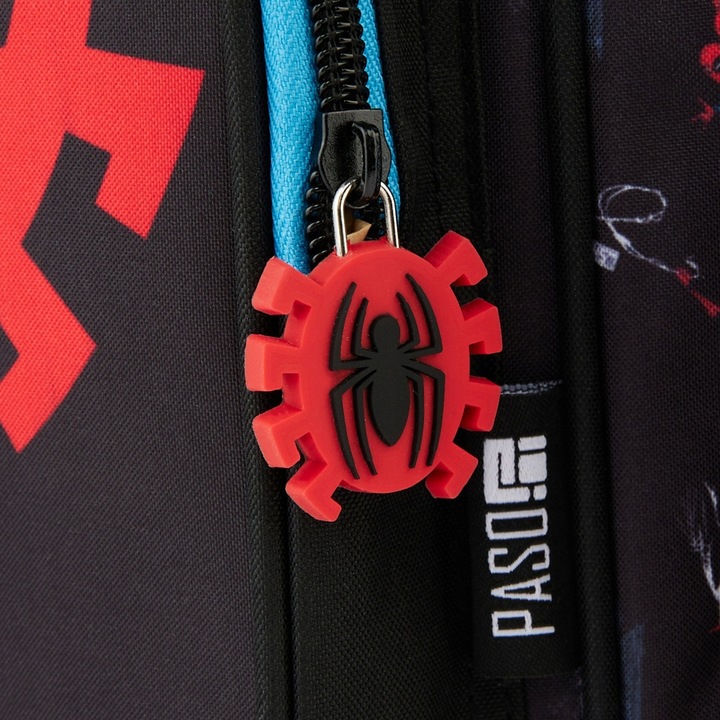 TORNISTER SZKOLNY SPIDER-MAN PASO DLA CHŁOPCA KLASA 1 2 3 MARVEL CZARNY