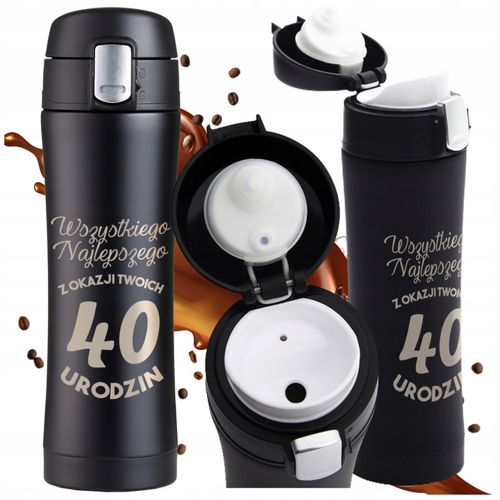 KUBEK TERMICZNY Z GRAWEREM PREZENT NA URODZINY PREZENT NA WALENTYNKI