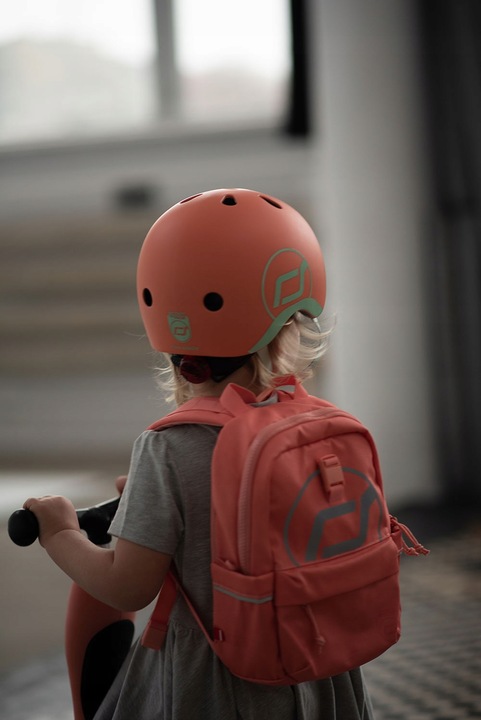 SCOOTANDRIDE Kask XXS-S dla dzieci 1-5 lat Peach