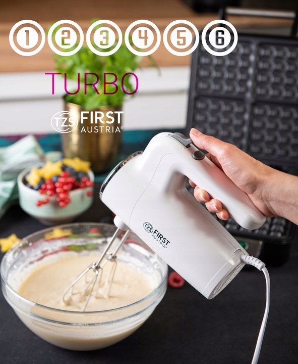 Mikser ręczny kuchenny 6 biegów FIRST AUSTRIA