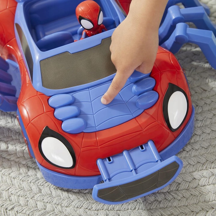 SPIDEY i SUPER KUMPLE DUŻY POJAZD AUTO WEB-CRAWLER + FIGURKA SPIDEY