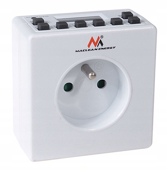 WYLACZNIK WŁĄCZNIK BOJLER PROGRAMATOR CZASOWY CYFROWY TIMER MOCNY 16A 3600W