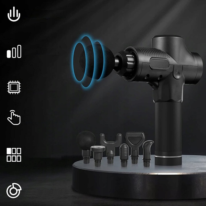 Pistolet wibrujący do masażu MASAŻER ręczny (E066)