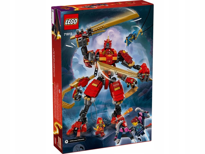 LEGO NINJAGO 71812 WSPINACZKOWY MECH NINJA KAIA