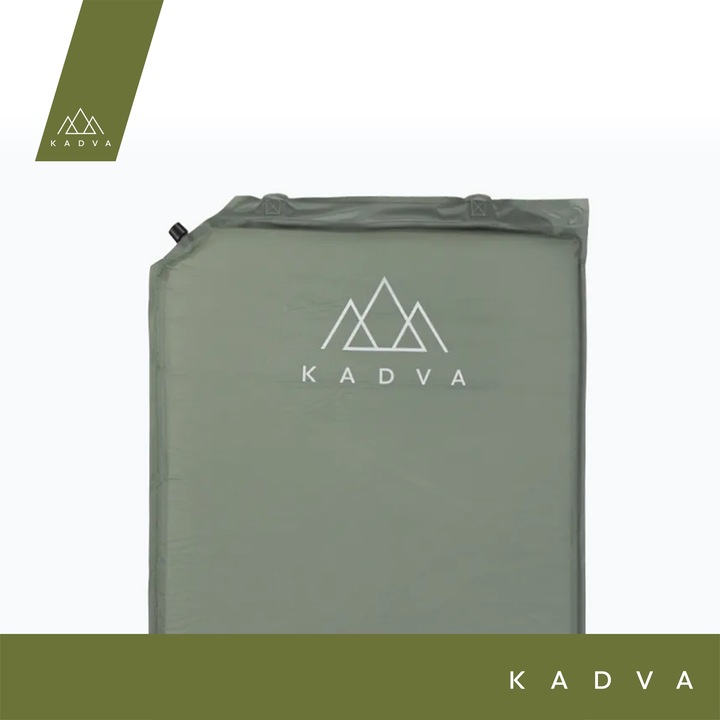 Mata samopompująca KADVA Aero srebrny OS LEKKA WYGODNA WYTRZYMAŁA