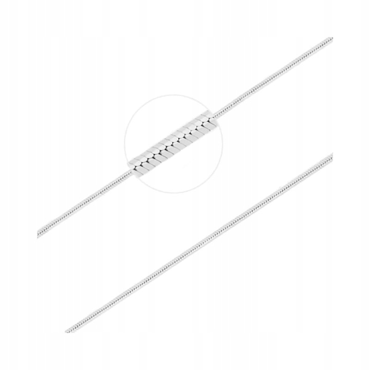 Łańcuszek srebrny 925 linka elegancki model na codzień ze srebra