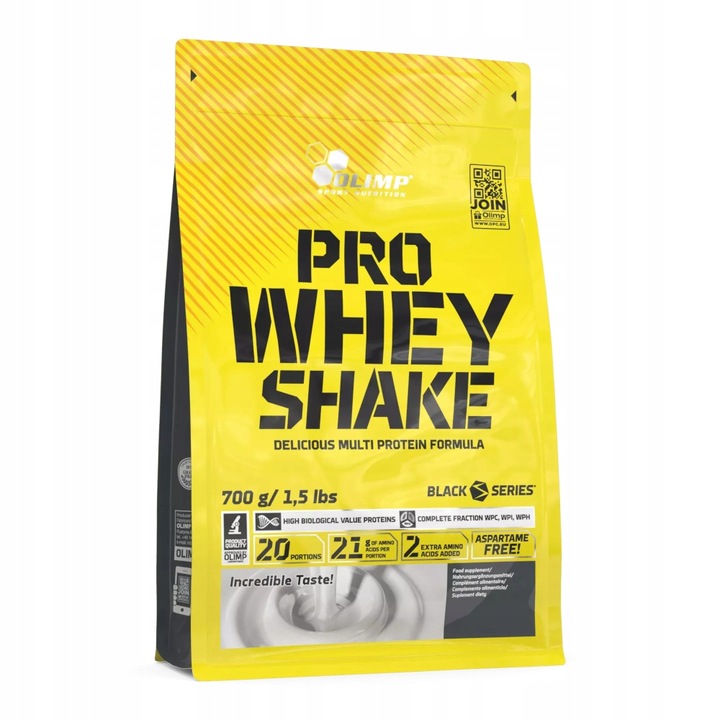 OLIMP PRO WHEY SHAKE BIAŁKO PROTEIN ODŻYWKA BIAŁKOWA 700 g + WPC 30 g