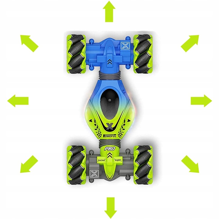 SAMOCHÓD ZDALNIE STEROWANY GESTAMI RĘKĄ AUTO TWISTER STUNT DRIFT 4X4 360°