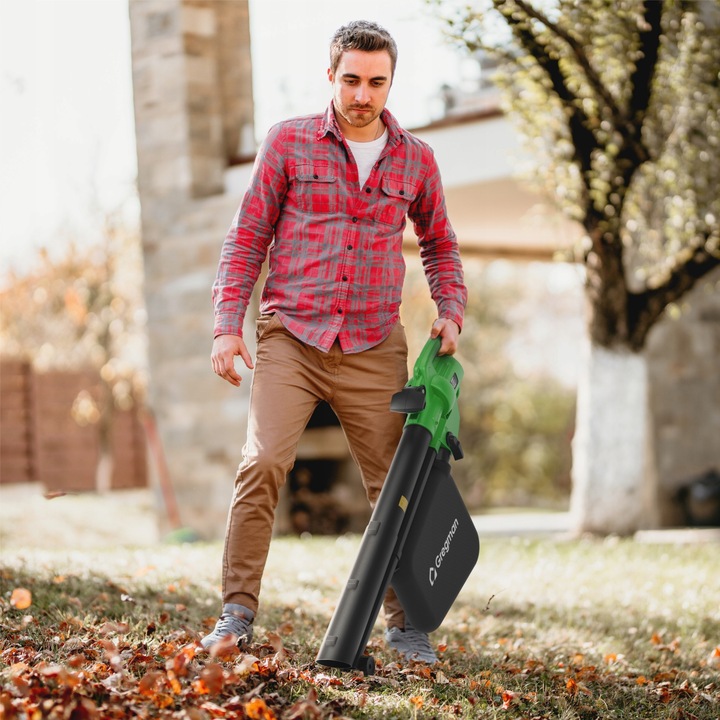 Elektryczna Dmuchawa Odkurzacz do LIŚCI Picker 30 Rozdrabniacz Gregman
