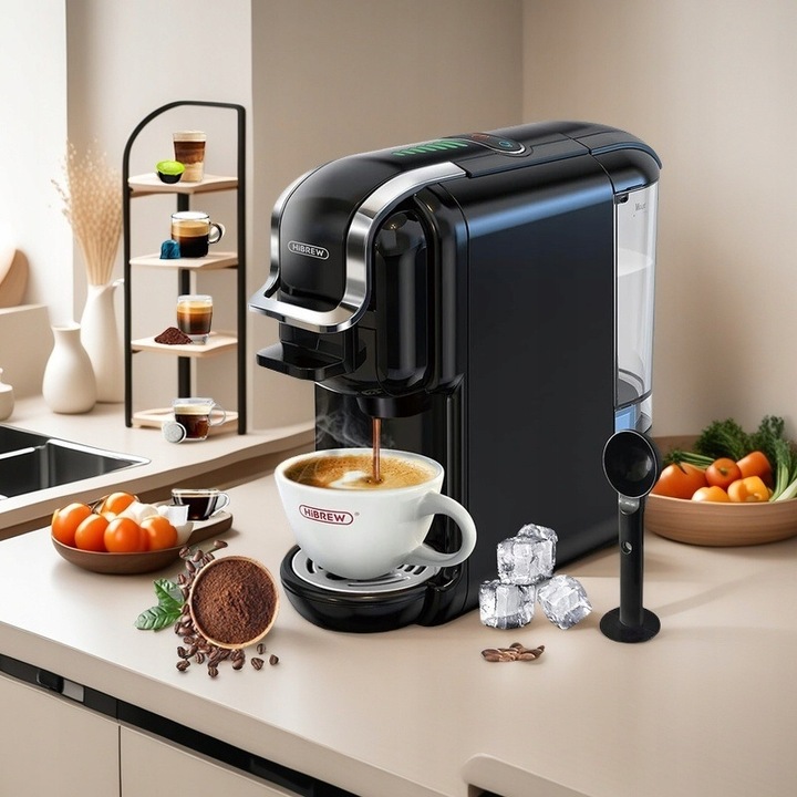 EKSPRES NA KAPSUŁKI 5W1 DO NESPRESSO DOLCE GUSTO TCHIBO CAFFISIMO ESE 19BAR