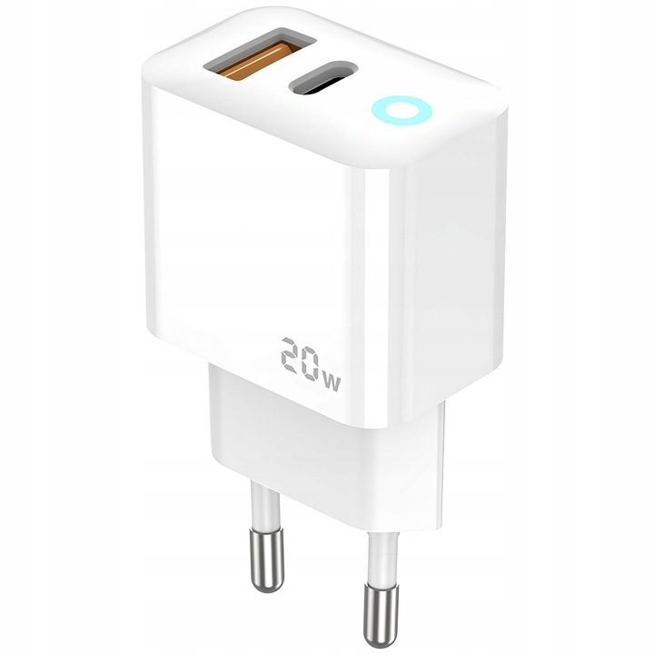 Szybka Ładowarka PD 20W do Telefonu IPHONE 12 13 14 PRO MAX 2x USB QC 3.0