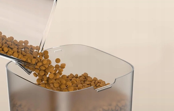 Oneisall Automatyczny Dozownik Miska Karmy Dla Psa Kota Biały 1.2 Podajnik