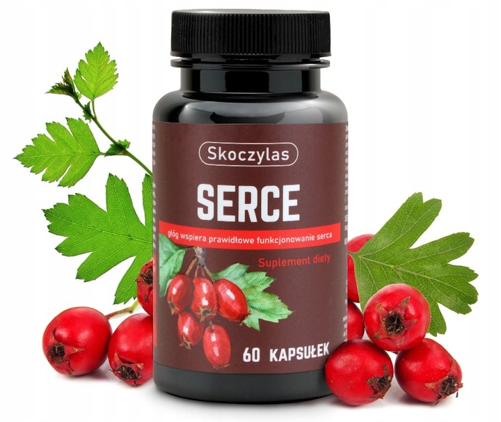 SKOCZYLAS Serce krążenie GŁÓG 60 kapsułek