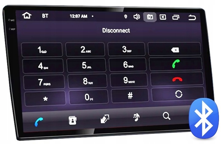 RADIO 10 CALI GPS 2 DIN BLUETOOTH ANDROID AUTO CARPLAY WIFI USB 4/62GB QLED