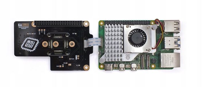 KAmodRPi5 PCIe-M.2 - Adapter dysku NVME M.2 dla Raspberry Pi 5