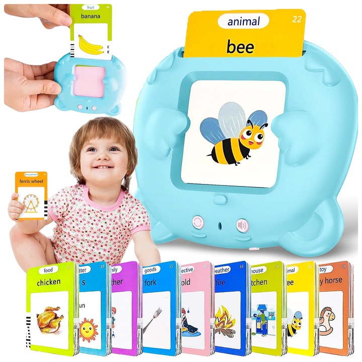 CZYTNIK KART DO WCZESNEJ NAUKI JĘZYKA ANGIELSKIEGO DLA DZIECI XL 510 SŁÓWEK