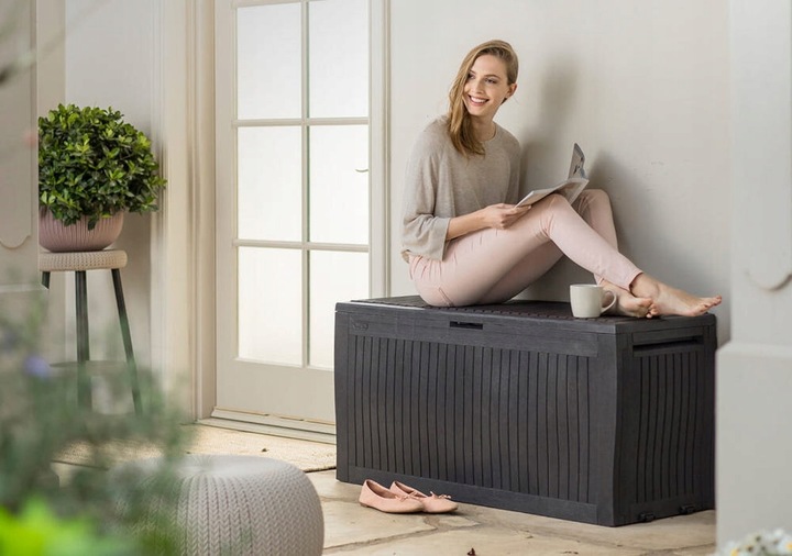 Skrzynia ogrodowa KETER Comfy Storage Box 270l Brąz