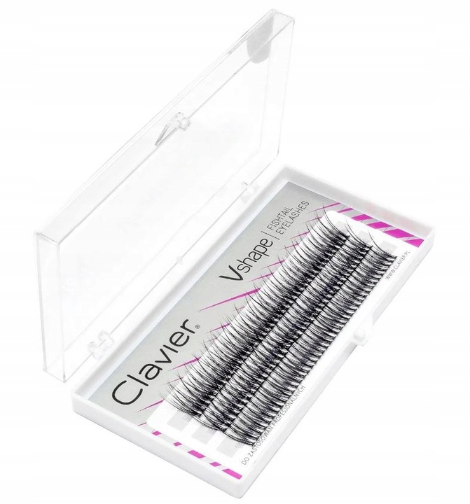 Kępki Rzęs Vshape Clavier 14mm – Jaskółki