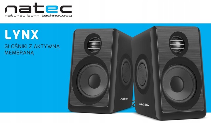 Głośniki komputerowe Natec Lynx 2.0 6W RMS