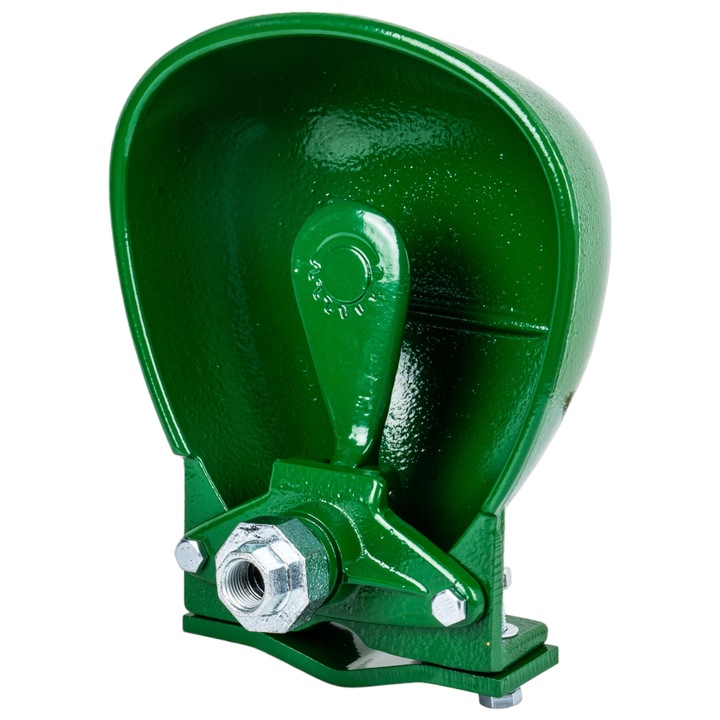 Poidło dla bydła i koni z językiem KOMPLETNE 3L żeliwne + nypel + OBEJMA!!