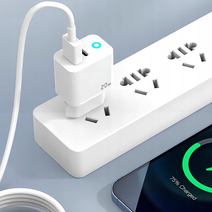 Szybka Ładowarka PD 20W do Telefonu IPHONE 12 13 14 PRO MAX 2x USB QC 3.0