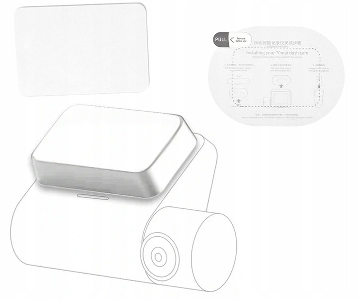 TAŚMA DO KAMER 70MAI PRO / LITE / MINI + NAKLEJKA