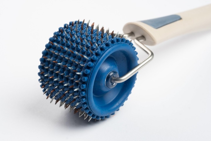 NOWOŚĆ !!! IGŁY POKRYTE SREBREM Wałek do twarzy 3,5 BEZ NIKLU !!! LYAPKO !!