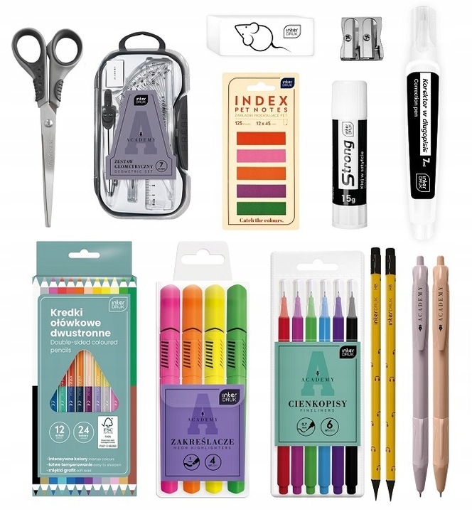 WYPRAWKA SZKOLNA ZESZYTY TEMATYCZNE PRZYBORY ZESTAW DO SZKOŁY klasa 4-8