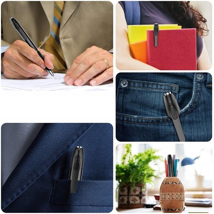 Ukryta kamera szpiegowska długopis Full HD mini