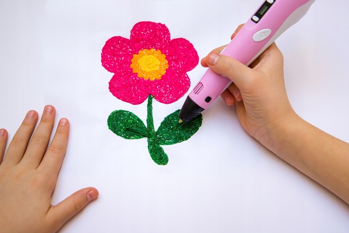 DŁUGOPIS 3D Dla Dzieci DRUKARKA 3 D PEN Zestaw i WKŁADY PLA 110 METRÓW