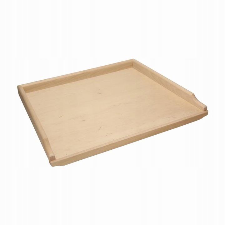 STOLNICA DREWNIANA DUŻA SOLIDNA BUKOWA 70x50 cm