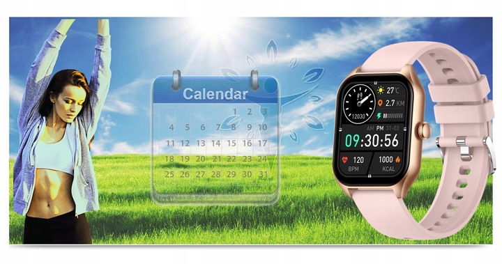 ZEGAREK SMARTWATCH RUBICON DLA DZIEWCZYNKI PREZENT NA KOMUNIĘ +TOREBKA