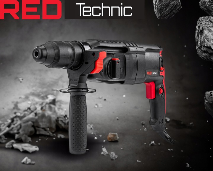 MŁOTOWIERTARKA Młot UDAROWY Wiertarka UDAROWA SDS+ 2600W 4J Walizka Zestaw