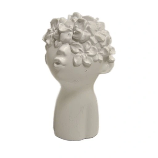 MAŁA FIGURKA GIPSOWA GŁOWA OZDOBA DO OGRODU DOMU NA PREZENT PODARUNEK