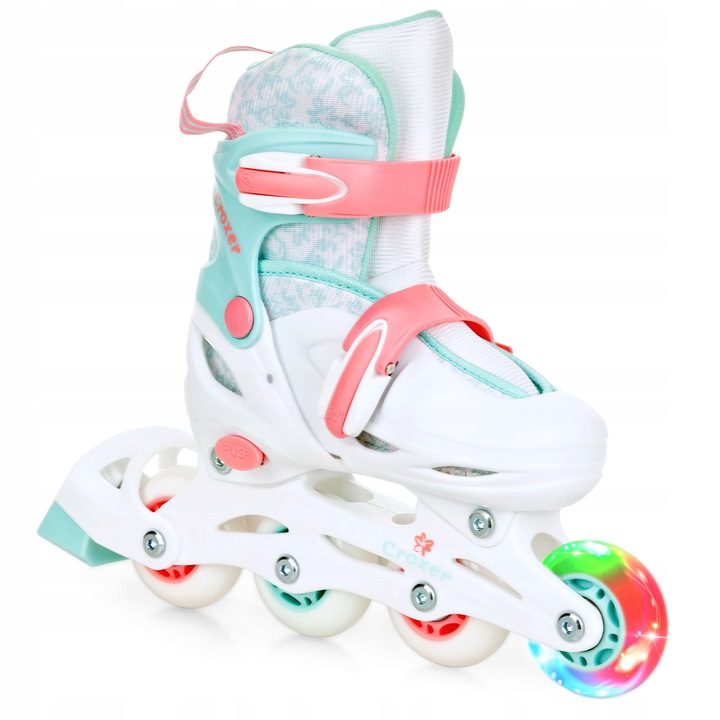 Rolki-Wrotki Regulowane 3w1 Croxer Inez 30-33 LED