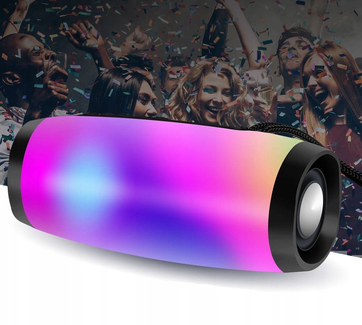 Głośnik Bluetooth BOOMBOX Mobilny USB RADIO LED MP3 Bezprzewodowy Przenośny