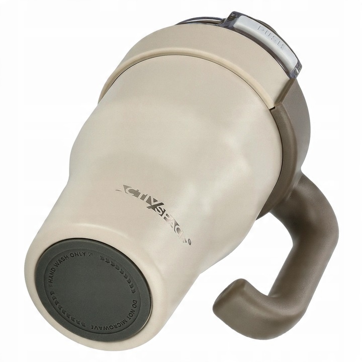 KUBEK TERMICZNY ZE SŁOMKĄ TERMOS Z UCHWYTEM NA KAWĘ HERBATĘ SZCZELNY 800ML