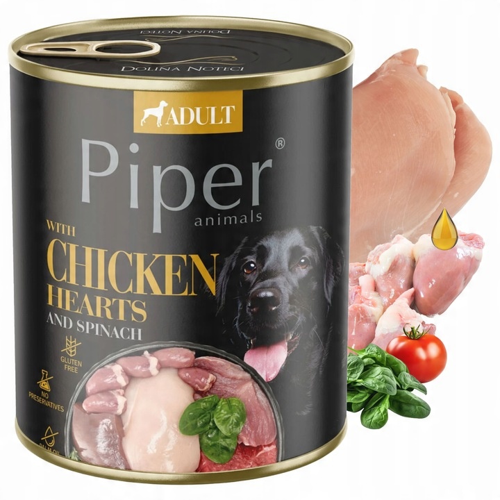 PIPER Karma mokra dla psa DOLINA NOTECI mix smaków 30 x 800g