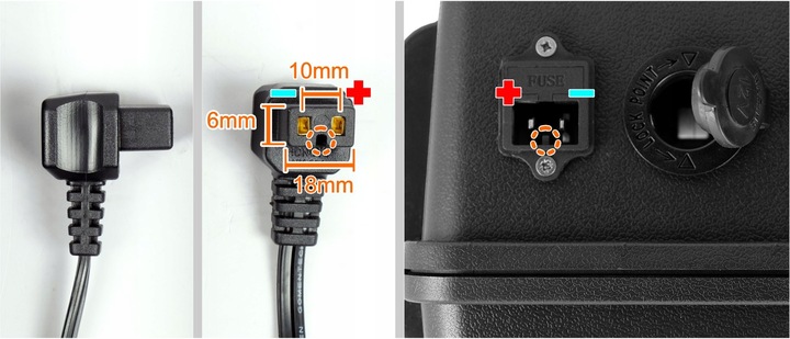Akumulator do kompresorowych lodówek turystycznych bateria stacja zasilania