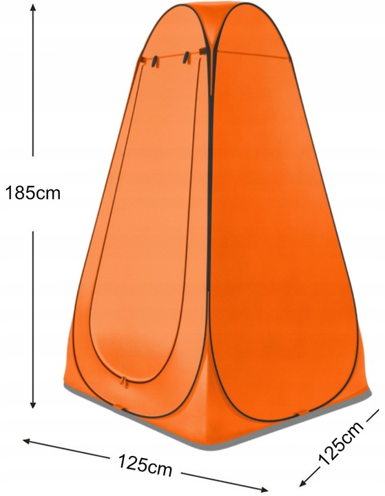 3W1 Namiot Plażowy Przebieralnia Toaleta WC Kabina Prysznic Kempingowy 185c