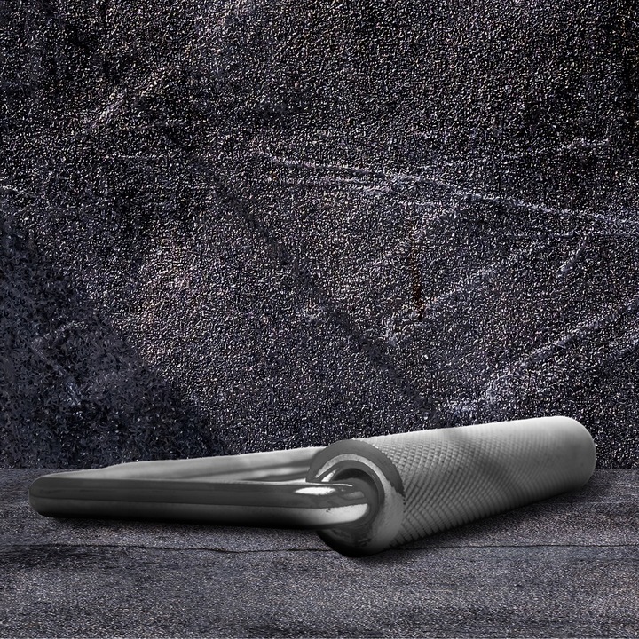 Uchwyt DO WYCIĄGU ćwiczeń atlasu pojedynczy OBROTOWY Stalowy Ryflowany STAL