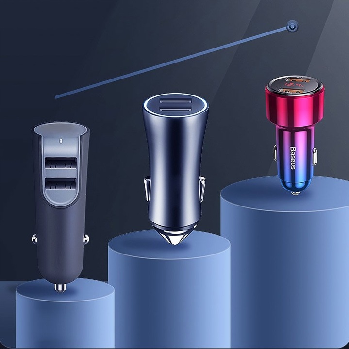 BASEUS MOCNA ŁADOWARKA SAMOCHODOWA DO TELEFONU PD QC 4.0 USB USB-C 45W