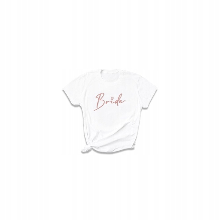 Biała koszulka Bride Wieczór Panieński S