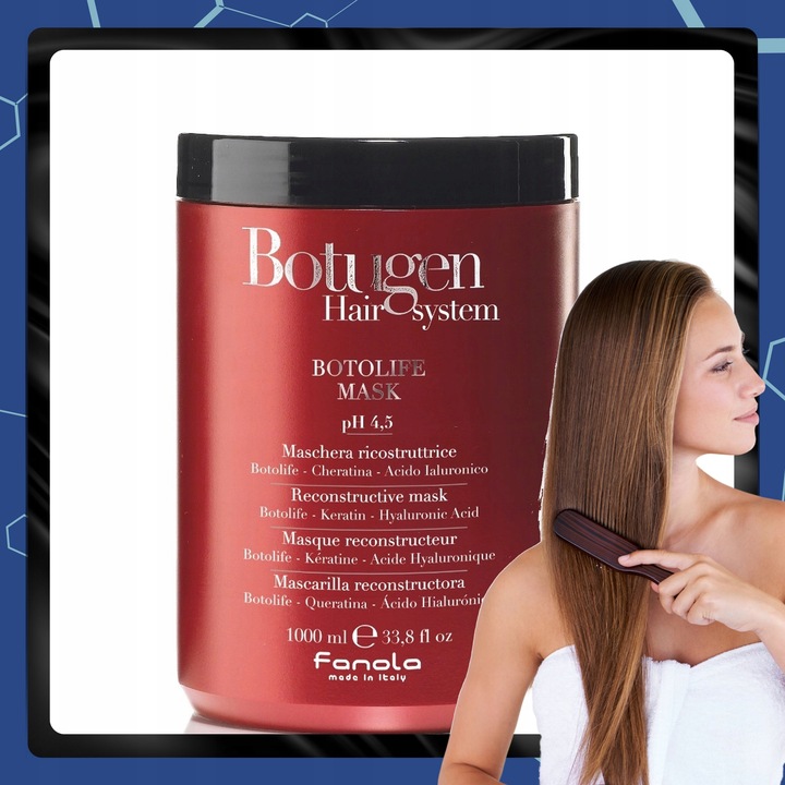 MASKA DO WŁOSÓW ŁAMLIWYCH REKONSTRUUJĄCA FANOLA BOTUGEN BOTOLIFE 1000ML