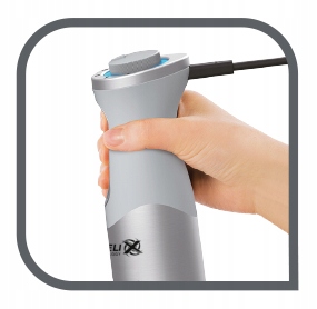 Blender Przenośny Ręczny TEFAL QUICKCHEF HB658838 Stalowe ostrza 1000 W